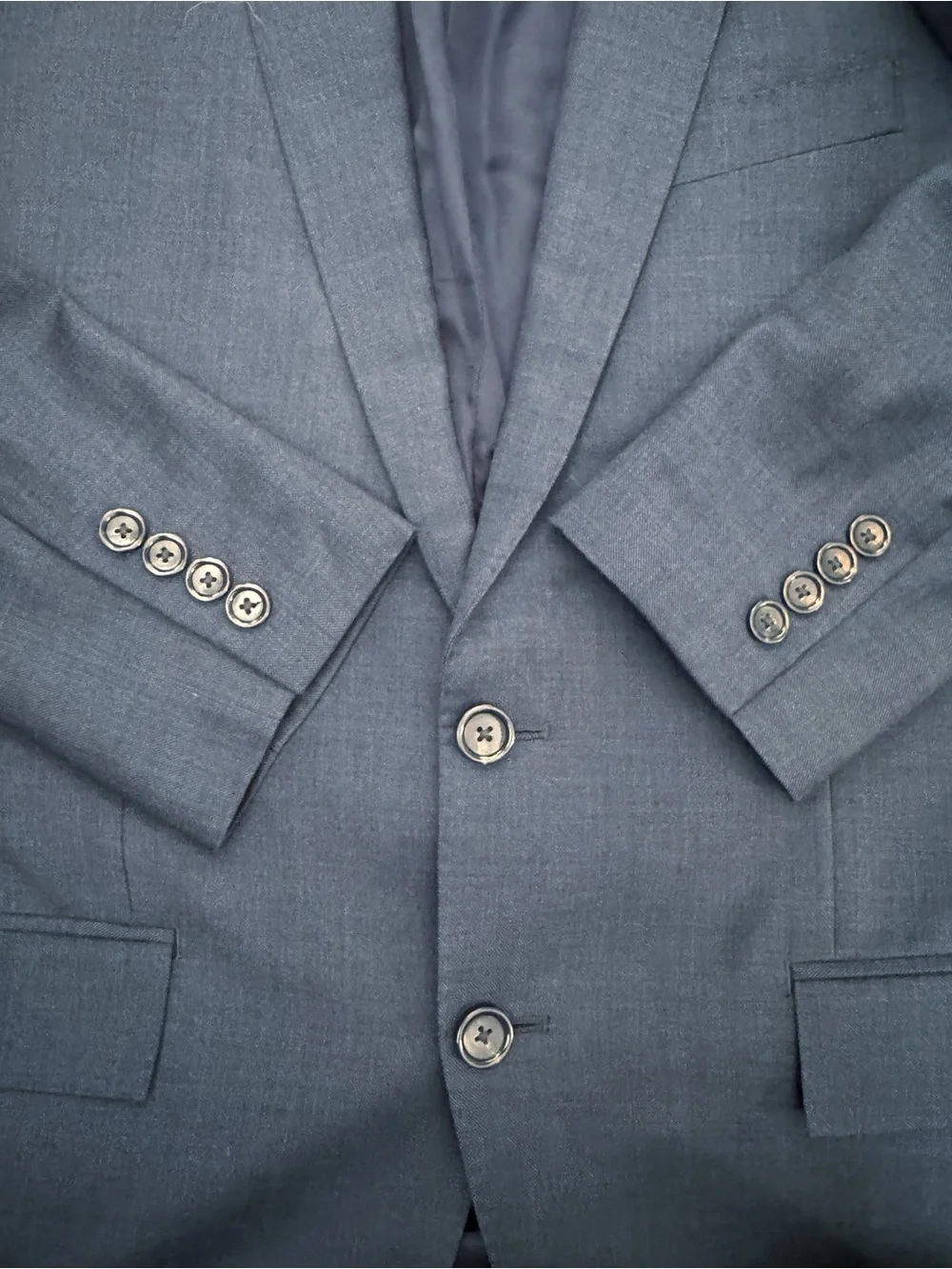 J Crew Ludlow Tollegno 1900 Wool Jacket 38S Navy Blue Sport Coat Blazer Suit